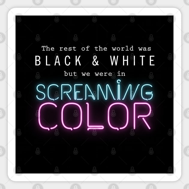 Scream In Color Magnet by fashionsforfans